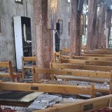 Un kamikaze s'est fait exploser dans l'église Saint-Elie de Damas. KEYSTONE/AP